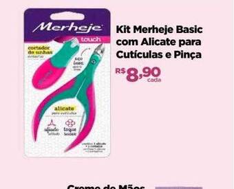 Farmácias Nissei Kit merheje basic com alicate para cutículas e pinça oferta