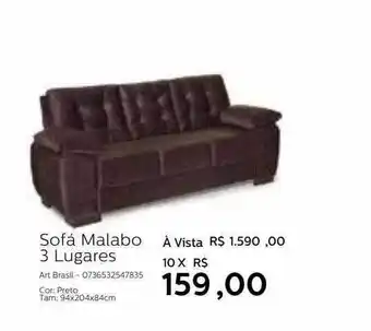 Grupo Formosa Sofá malabo 3 lugares oferta