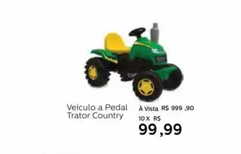 Veículo a peda trator country