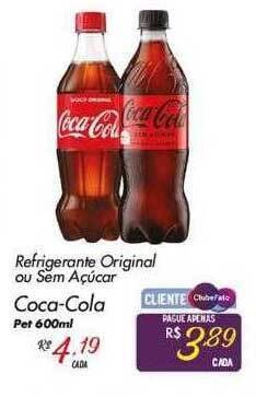 Muffato Refrigerante original ou sem açúcar coca-cola oferta