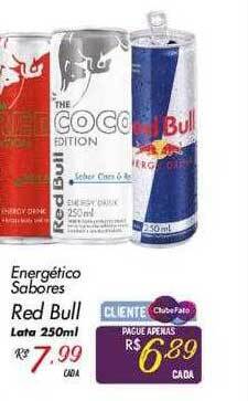 Muffato Energético sabores red bull lata oferta
