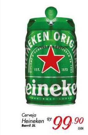 Muffato Cerveja heineken barril oferta