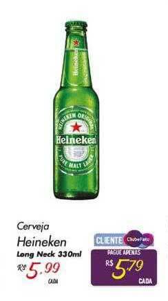 Cerveja heineken long neck