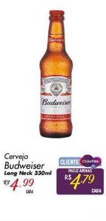 Muffato Cerveja budweiser long neck oferta