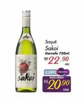 Saquê sakai garrafa