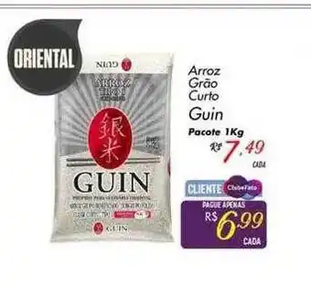 Muffato Arroz grão curto guin pacote oferta