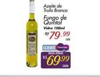 Muffato Azeite de trufa branca fungo de quintal vidro oferta