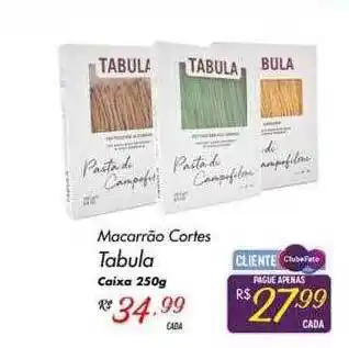 Muffato Macarrão cortes tabula caixa oferta