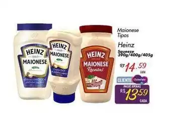 Muffato Maionese tipos heinz squeeze oferta