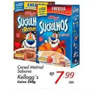 Muffato Cereal matinal sabores kellogg's caixa oferta