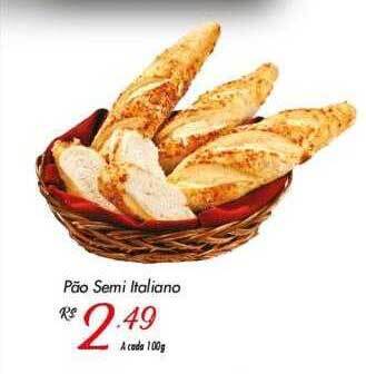 Muffato Pão semi italiano oferta