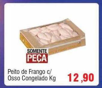 Spani Atacadista Peito de frango c osso congelado oferta