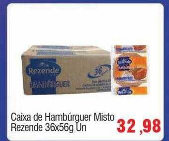 Spani Atacadista Caixa de hambúrguer misto rezende oferta