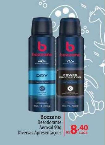 Tchê Farmácias Bozzano desodorante aerosol diversas apresentações oferta