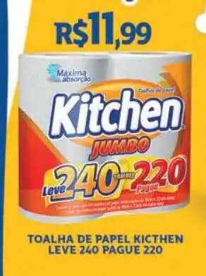 Tchê Farmácias Toalha de papel kicten oferta
