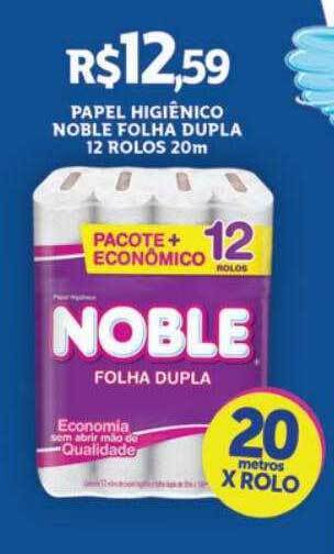 Tchê Farmácias Papel higiênico noble folha dupla 12 rolos oferta