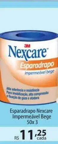 Tchê Farmácias Esparadrapo nexcare impermeável bege oferta