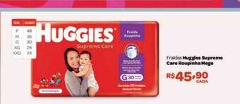 Tchê Farmácias Fraldas huggies supreme care roupinha mega oferta
