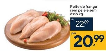 Coop Peito de Frango sem pele e sem osso 1kg oferta