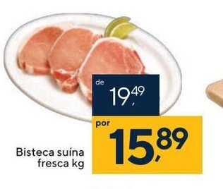 Bisteca Suina Fresca 1kg