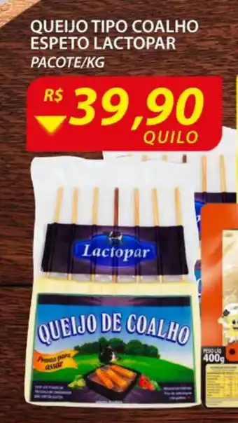 Assaí Atacadista Queijo Tipo Coalho Espeto Lactopar oferta