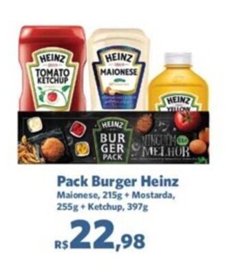 Sam's Club Pack Burger Heinz oferta