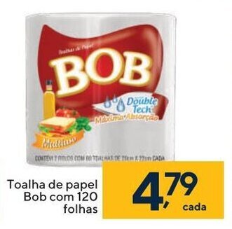 Coop Toalha de Papel Bob com 120 folhas oferta