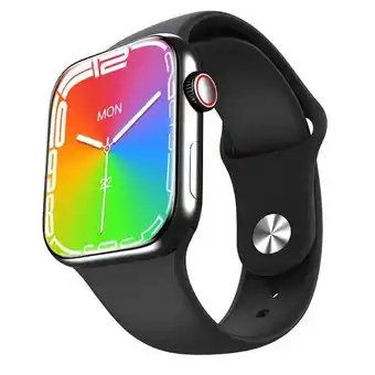 Carrefour Iwo hw7 max 2022, smartwatch com nfc,tela full hd 1.99 43.5mm, botão rotativo, + 1 semana de bateria oferta