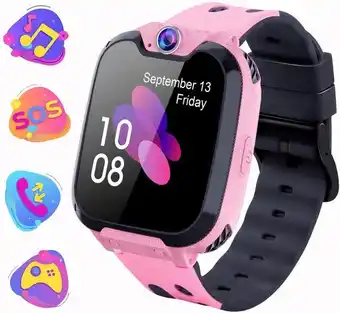 Carrefour Smartwatch kids com jogos mp3 player - 1,54 polegadas touch screen watch phone 2 way call music player game funny camera alar oferta