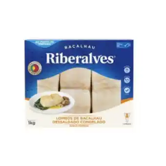 Bacalhau morhua riberalves lombo caixa 1kg