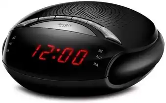 Carrefour Rádio relógio bivolt com função soneca preto mondial oferta