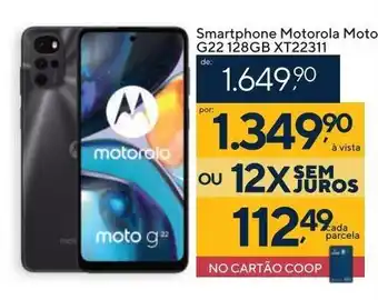 Coop Smartphone Motorola Moto G22 128GB oferta