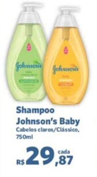 Sam's Club Shampoo Johnson's Baby 750ml oferta