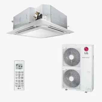 Carrefour Ar-condicionado split cassete lg inverter 47000 btus quente/frio monofásico 220v oferta