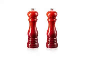Carrefour Conj moedores sal e pimenta - oficial le creuset - vermelho oferta