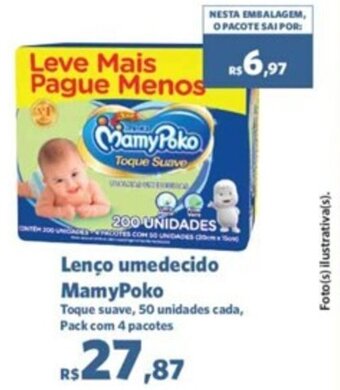 Sam's Club Lenco Umedecido Mamypoko oferta