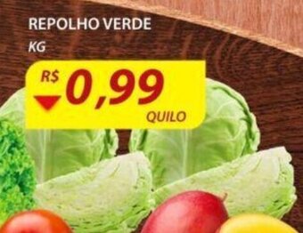 Assaí Atacadista Repolho Verde 1kg oferta