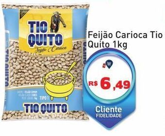 Tonin Superatacado Feijão carioca tio quito 1kg oferta