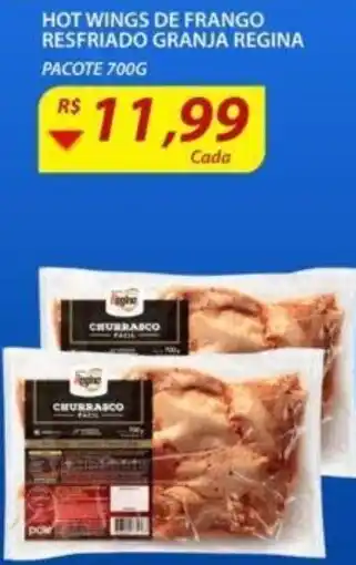 Assaí Atacadista Hot Wings de Frango Resfriado Granja Regina 700g oferta