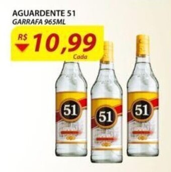 Assaí Atacadista Aguardente 51 garrafa 965ml oferta
