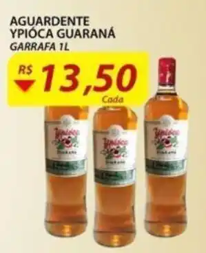 Assaí Atacadista Aguardente Ypioca Guarana 1L oferta