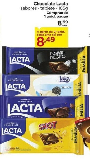 Carrefour Bairro Chocolate Lacta 165g oferta