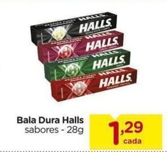 Bala Dura Halls Sabores 28g