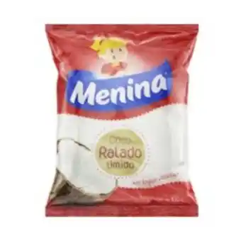 Coco ralado menina úmido adoçado 100g