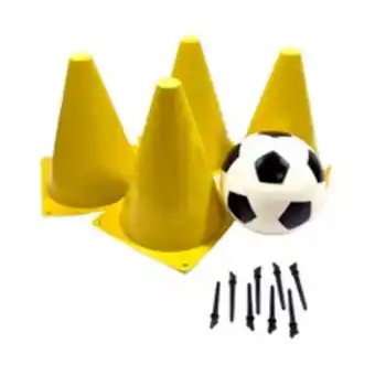Supermercados Pague Menos Brinquedo apolo kit treino de futebol oferta