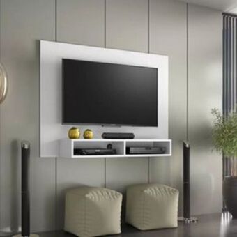 Sipolatti Painel suspenso notável eros para tv's de até 49" com 2 nichos oferta