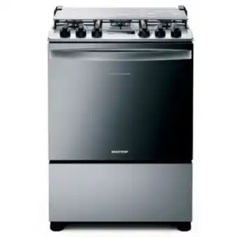 Sipolatti Fogão brastemp 5 bocas cor inox com turbo chama e touch timer com autodesligamento - bfs5gcr oferta
