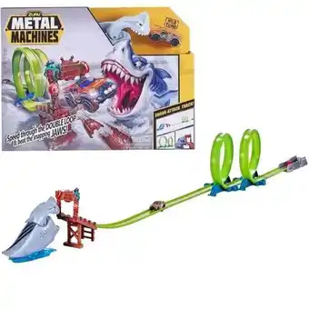 Ri Happy Pista de corrida zuru metal machines shark attack track oferta