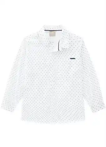 Posthaus Milon - camisa infantil menino branco oferta