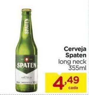 Carrefour Bairro Cerveja Spaten Long Neck 355ml oferta